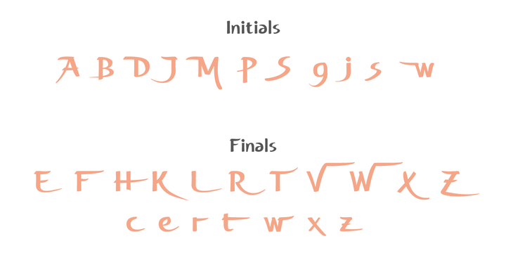 Пример шрифта Fengo Regular